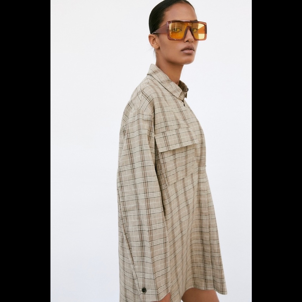 ZARA Linen Shacket